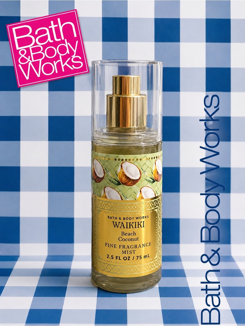 ✨5 for $25✨ Bath & Body Works Waikiki Beach Coconut Fragrance Mist 2.5oz NEW